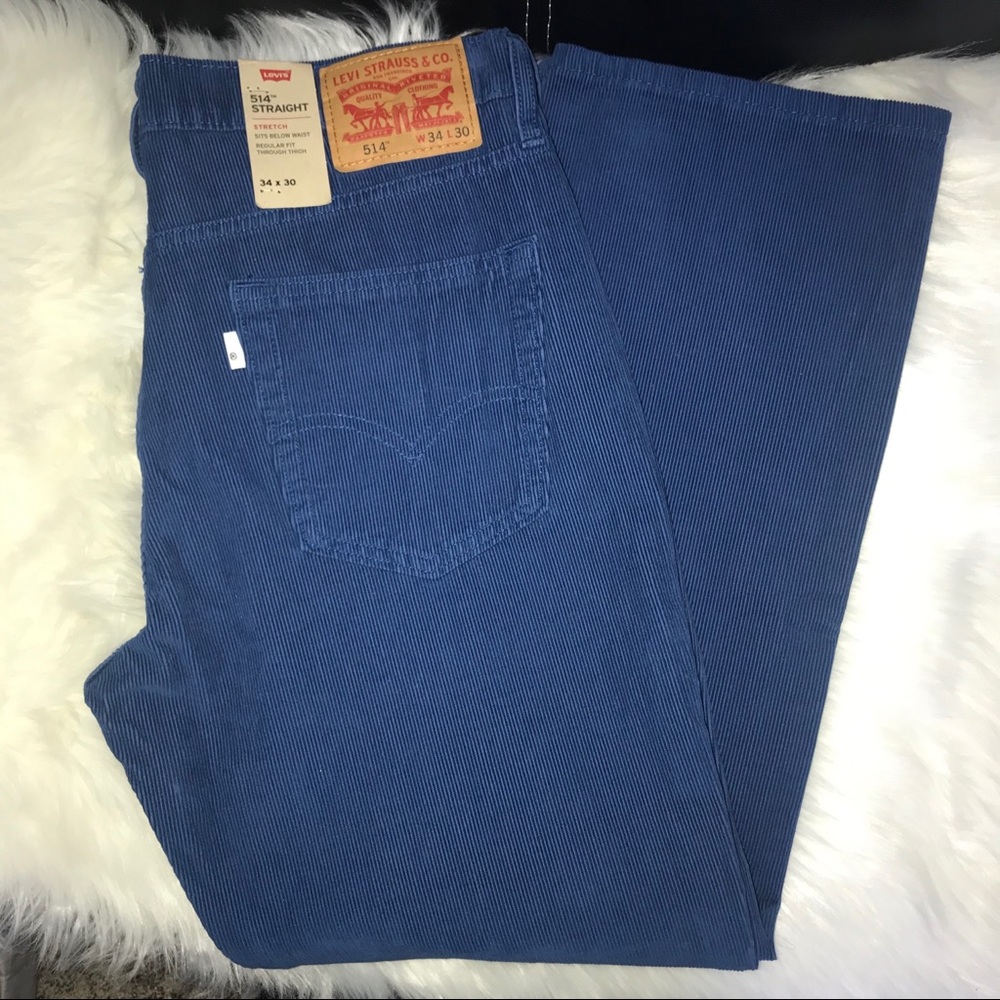 Men’s Levi’s 514 Straight Corduroy Pants - Picture 4 of 5